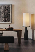 โคมไฟตั้งพื้น - Black and White Designed Floor Lamp X