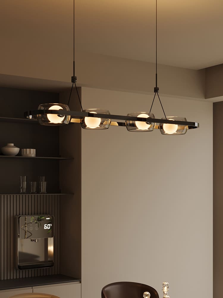 โคมไฟแต่งบ้านติดเพดาน - Long Designed Glass Ceiling Lamp XI