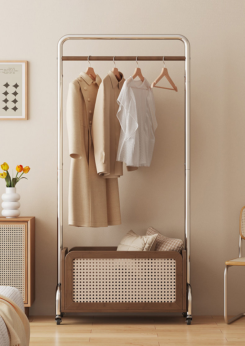 ราวแขวนเสื้อผ้า - Homie Decorating Clothe Shelf III