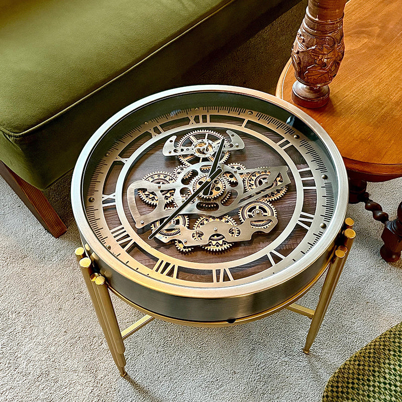 โต๊ะกลางห้องรับแขก - Clock Designed Decor Center Table III
