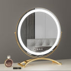กระจกตั้งโต๊ะไฟ LED - LED Circle Mirror II
