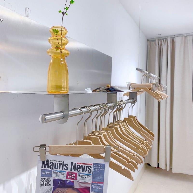 ที่แขวนผ้าติดผนัง - Stainless Steel Decorating Wall Hanger