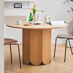 โต๊ะทานข้าวสไตล์มินิมอล - Wooden Dining Table