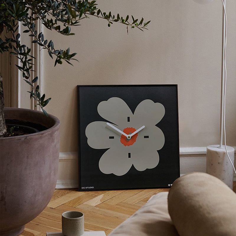 นาฬิกาสำหรับตกแต่งบ้าน - Flower Designed Clock II