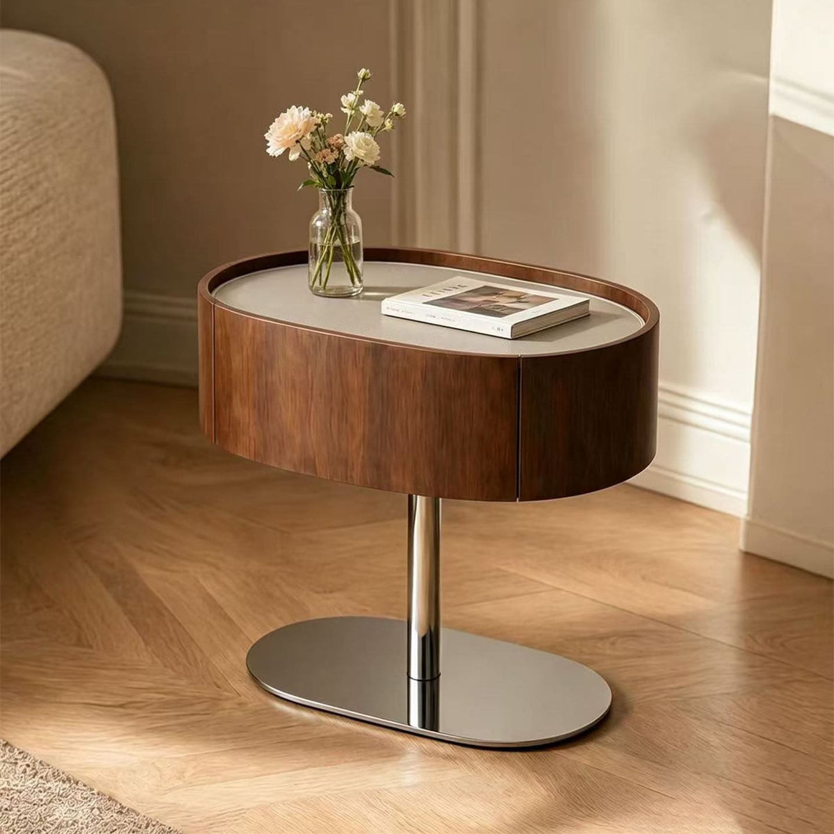 โต๊ะข้างตกแต่งบ้าน - Arc Tray Side Table
