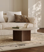 โต๊ะกลางห้องรับแขก - NARA Round Center Table