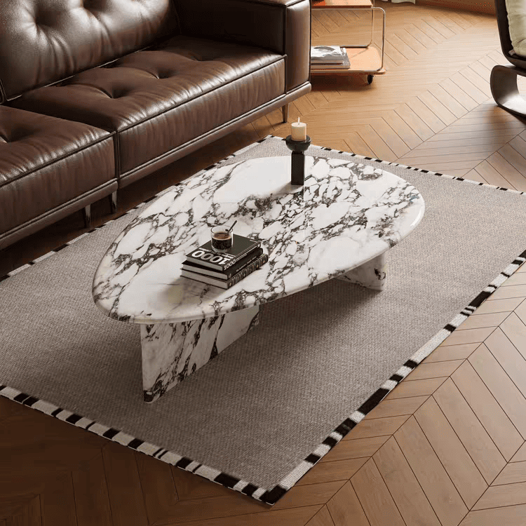 โต๊ะกลางห้องรับแขก - Marbella Oval Coffee Table