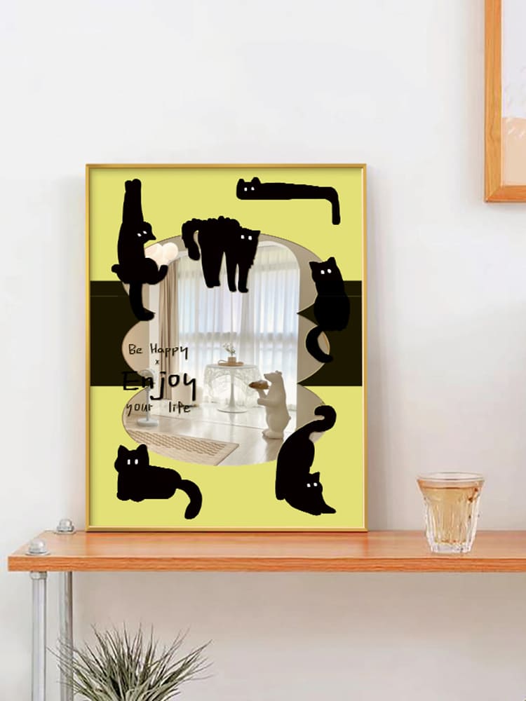 กระจกแต่งบ้าน - Cat Designed Decorating Mirror II