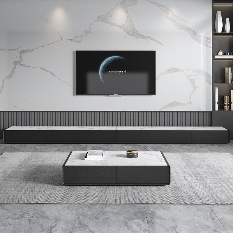 โต๊ะวางทีวีท็อปหินอ่อน - Marble Home Decor TV Table