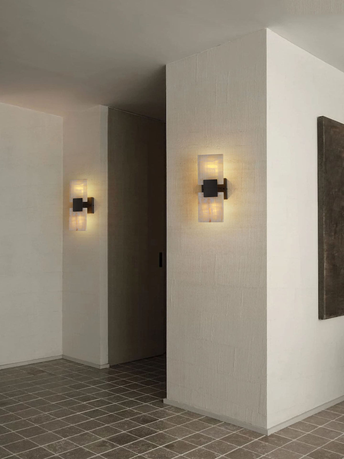 โคมไฟติดผนัง - Vetra Marble Wall Lamp