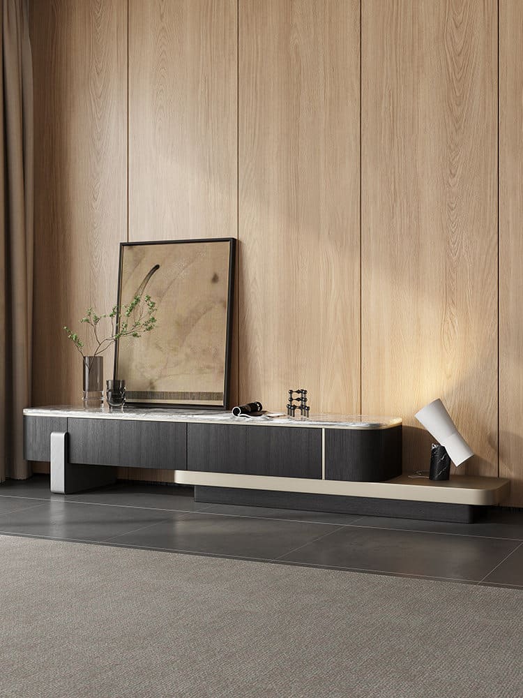 โต๊ะวางทีวีท็อปหินอ่อน - LUXE HORIZON TV Console