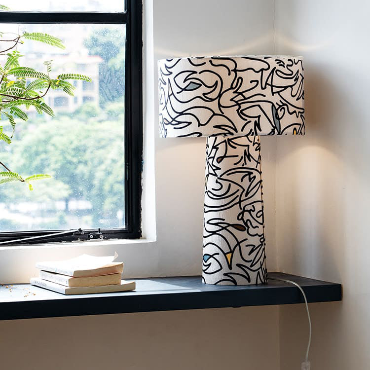โคมไฟตั้งโต๊ะตกแต่งบ้าน - Doodle Table Lamp