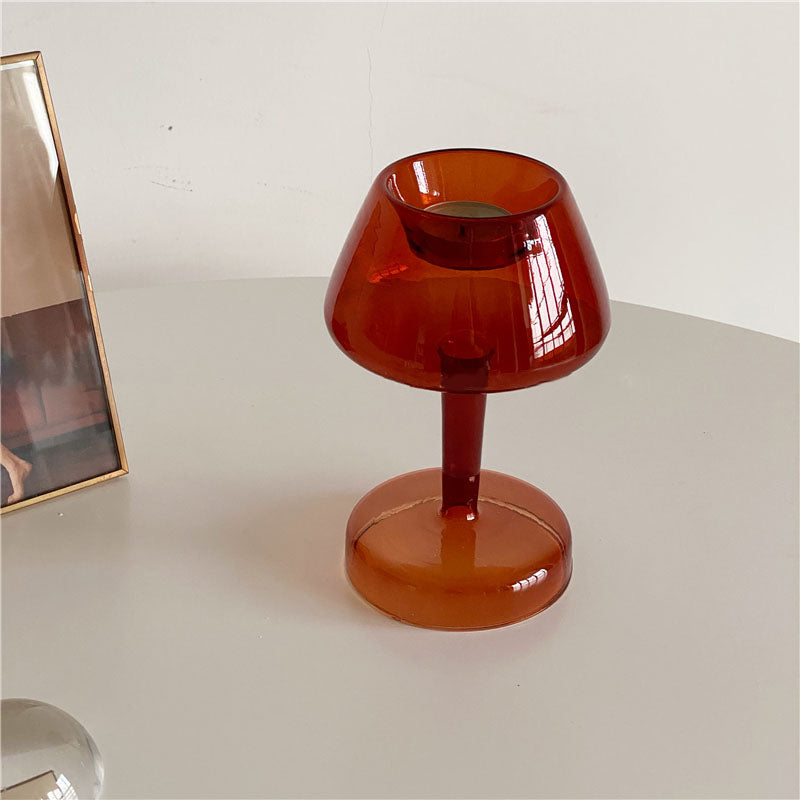 เชิงเทียนสำหรับตกแต่งบ้าน - Glass Candle Holder III