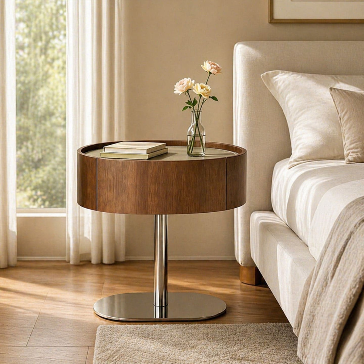โต๊ะข้างตกแต่งบ้าน - Arc Tray Side Table