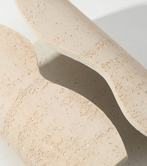 ที่ใส่กระดาษทิชชู่ตั้งโต๊ะ - Travertine Designed Tissue Box