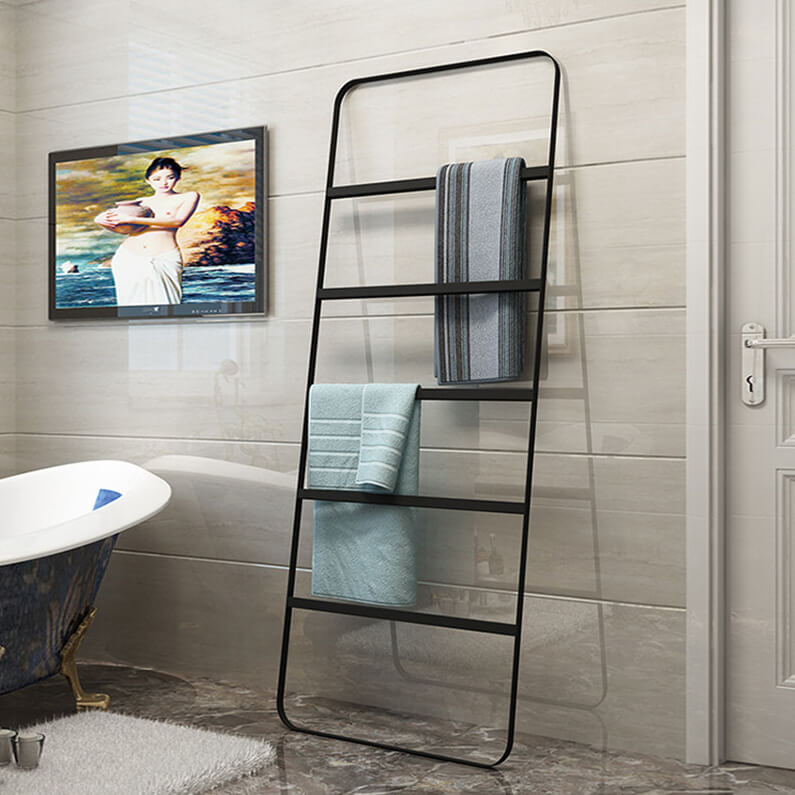 ราวแขวนเสื้อผ้า - Iron Designed Toilet Clothes Hanger IV