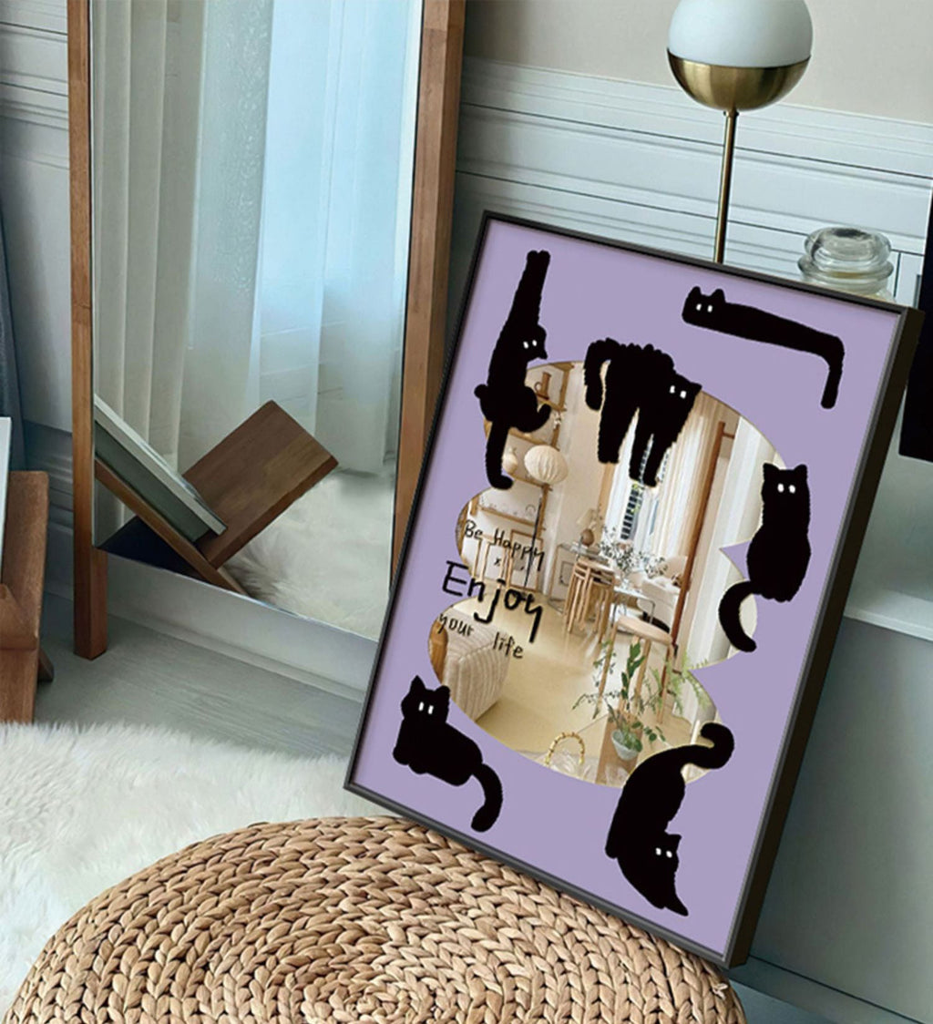 กระจกแต่งบ้าน - Cat Designed Decorating Mirror II