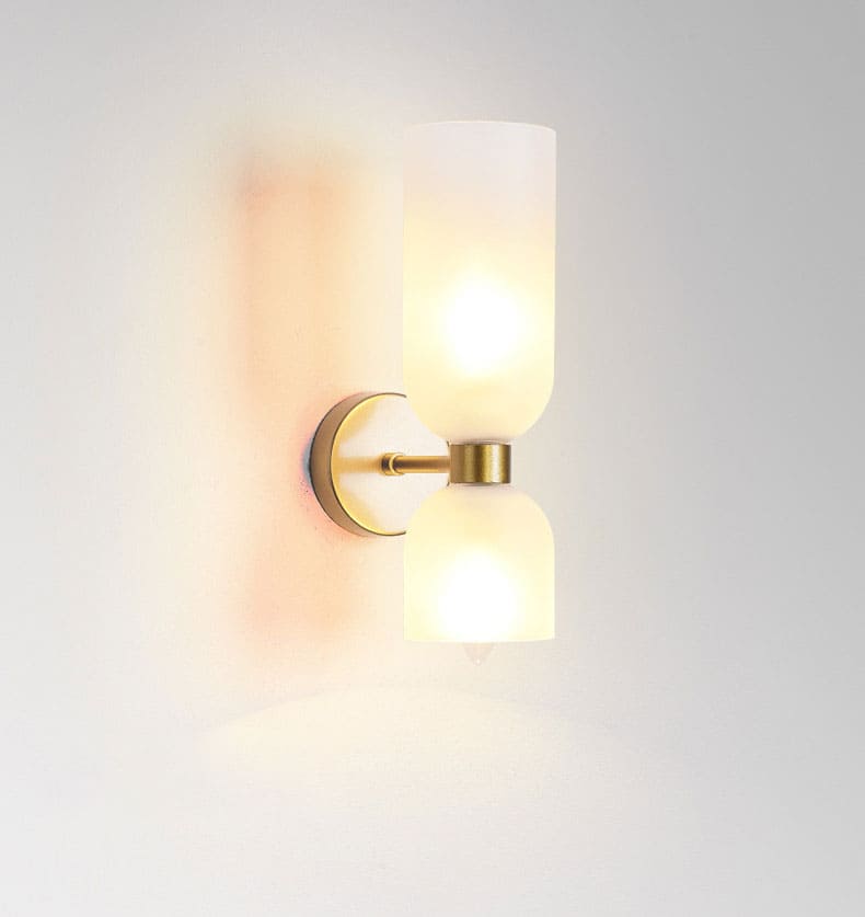 โคมไฟติดผนัง - Twin Glass Decor Wall Lamp
