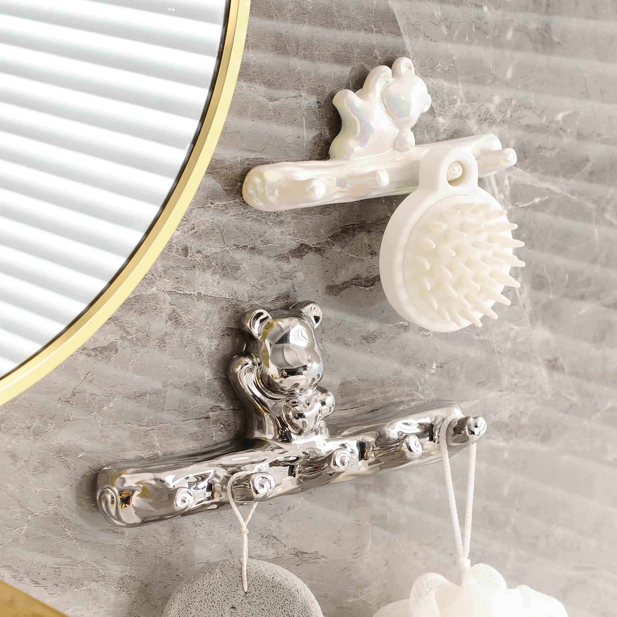 ที่แขวนของอเนกประสงค์ - Bear Designed Wall Decorating Hanger