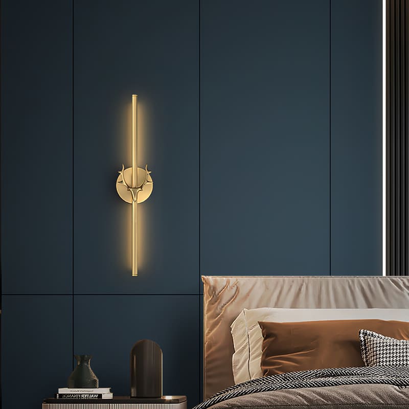 โคมไฟติดผนัง - Golden Deer Decor Wall Lamp