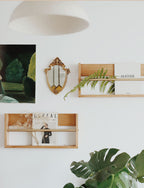 ชั้นวางของตกแต่งผนัง - Wooden Wall Decor Shelf III