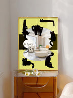 กระจกแต่งบ้าน - Cat Designed Decorating Mirror II