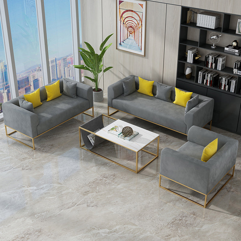 โต๊ะกลางห้องรับแขกท็อปหินอ่อน - Designed Marble Coffee Table II