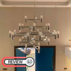 โคมไฟแต่งบ้านติดเพดาน - Metallica Designed Living Area Ceiling Lamp