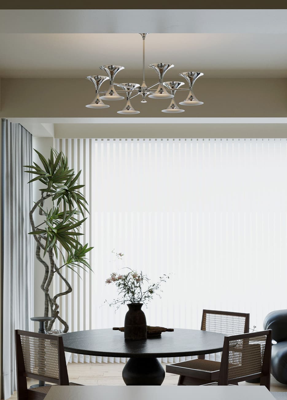 โคมไฟแต่งบ้านติดเพดาน - Metallic Shot Designed Ceiling Lamp II