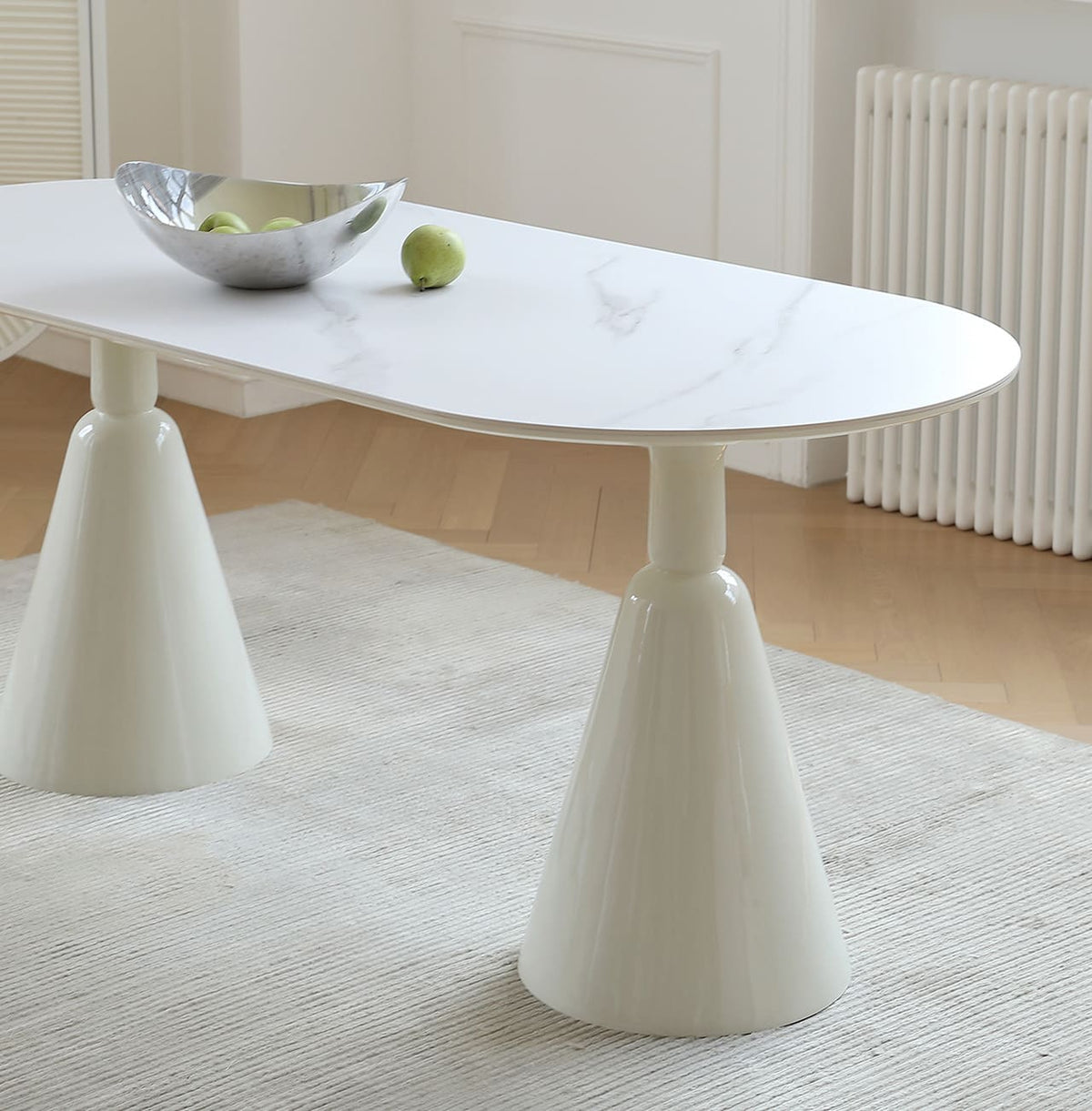 โต๊ะอาหารลายหินอ่อน - Capsule Designed Decorating Dining Table