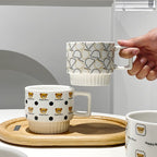 แก้วน้ำลวดลายสวยงาม - Happy Bear Ceramic Mug