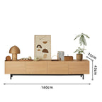 โต๊ะวางทีวีสำหรับห้องรับแขก - Sora Nordic TV Cabinet