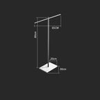 ราวแขวนเสื้อผ้า - Marble Designed Clothes Floor Hanger IV