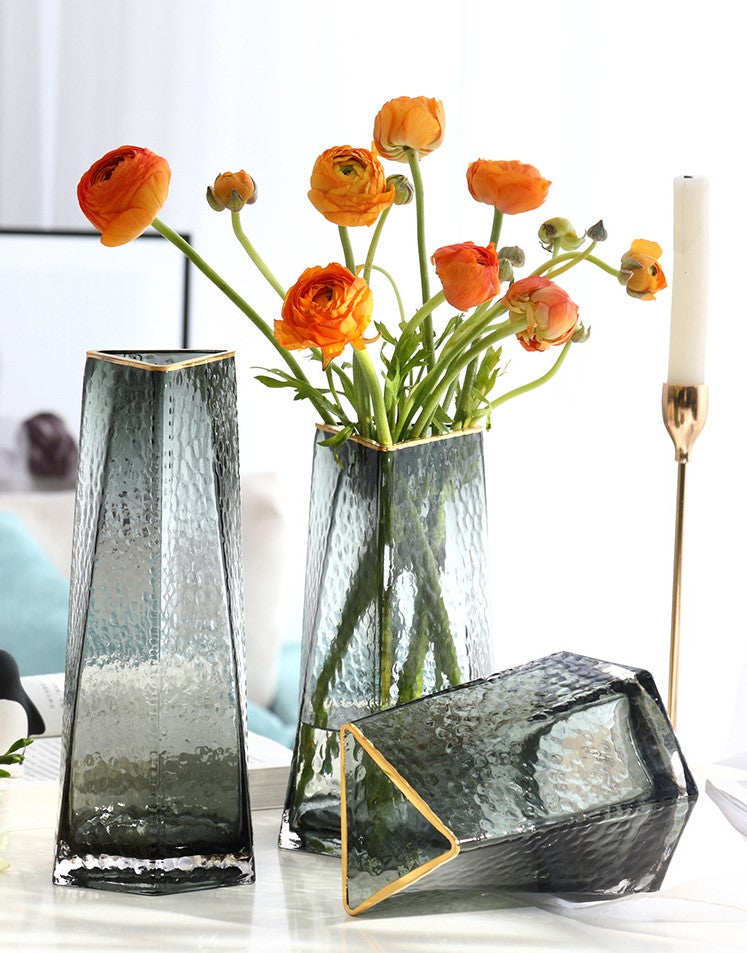 แจกันดอกไม้ตกแต่งบ้าน - Glass Home Decor Vase