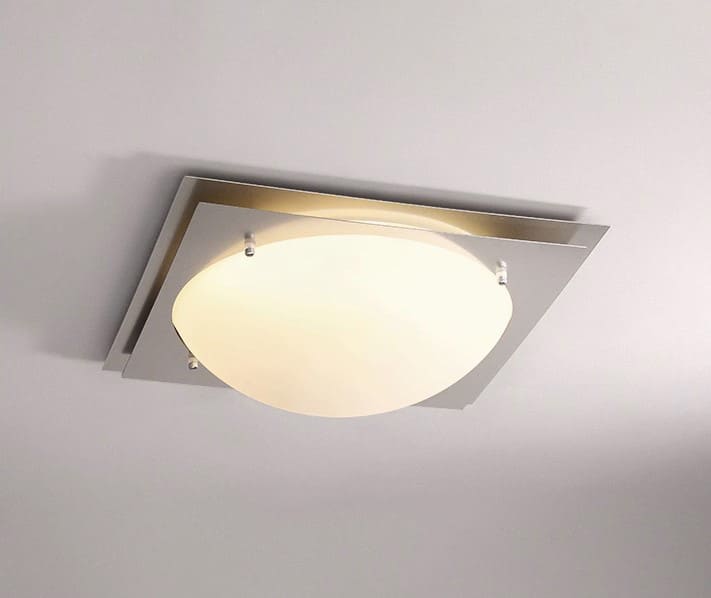 โคมไฟแต่งบ้านติดเพดาน - Square Metal Designed Ceiling Lamp
