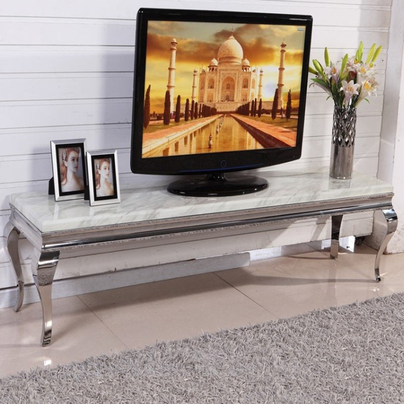 โต๊ะวางทีวีท็อปหินอ่อน - Marble Luxury TV Table III