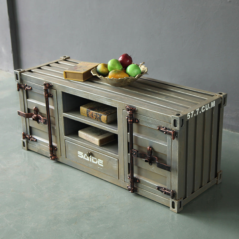 โต๊ะสำหรับวางทีวี ตู้คอนเทนเนอร์สไตล์อินดัสเทรียล - Industrial TV Table