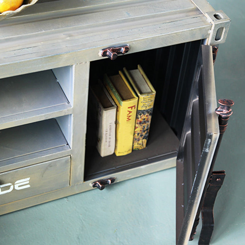 โต๊ะสำหรับวางทีวี ตู้คอนเทนเนอร์สไตล์อินดัสเทรียล - Industrial TV Table