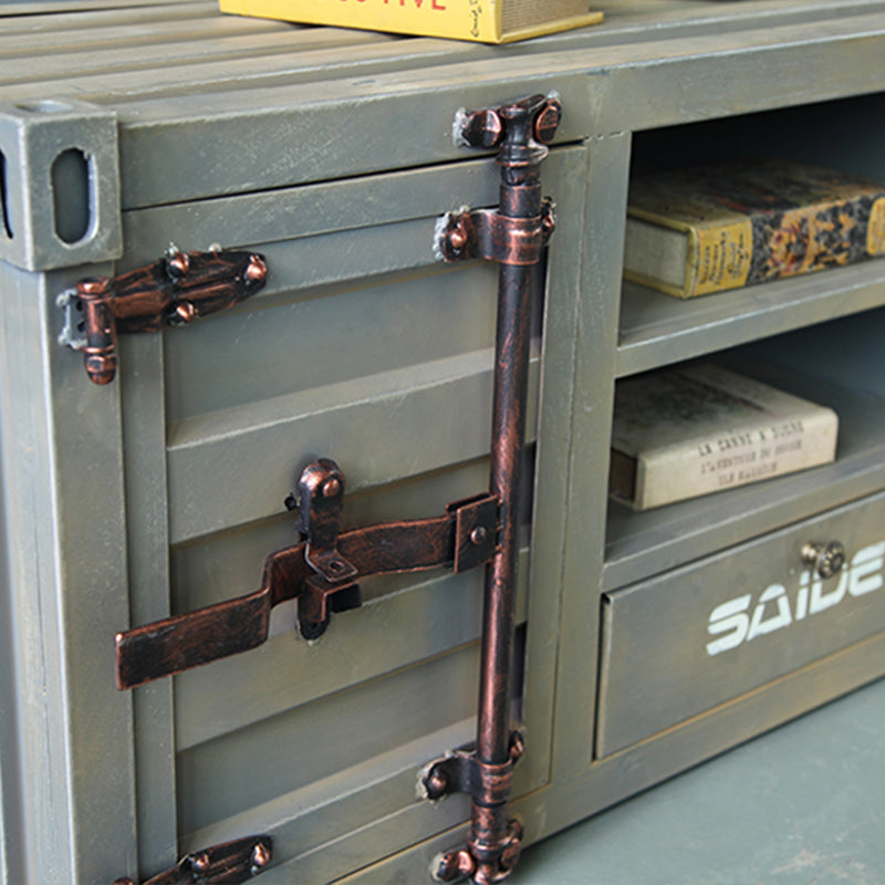 โต๊ะสำหรับวางทีวี ตู้คอนเทนเนอร์สไตล์อินดัสเทรียล - Industrial TV Table