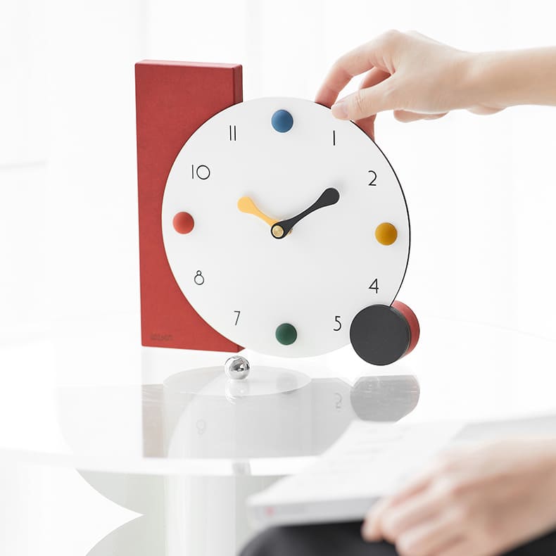 นาฬิกาตั้งโต๊ะตกแต่งบ้าน - Creative Designed Table Clock II
