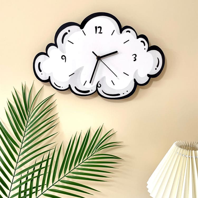 นาฬิกาสำหรับตกแต่งบ้าน - Cloud Designed Decorating Clock