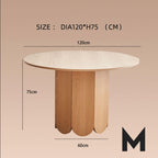 โต๊ะทานข้าวสไตล์มินิมอล - Wooden Dining Table