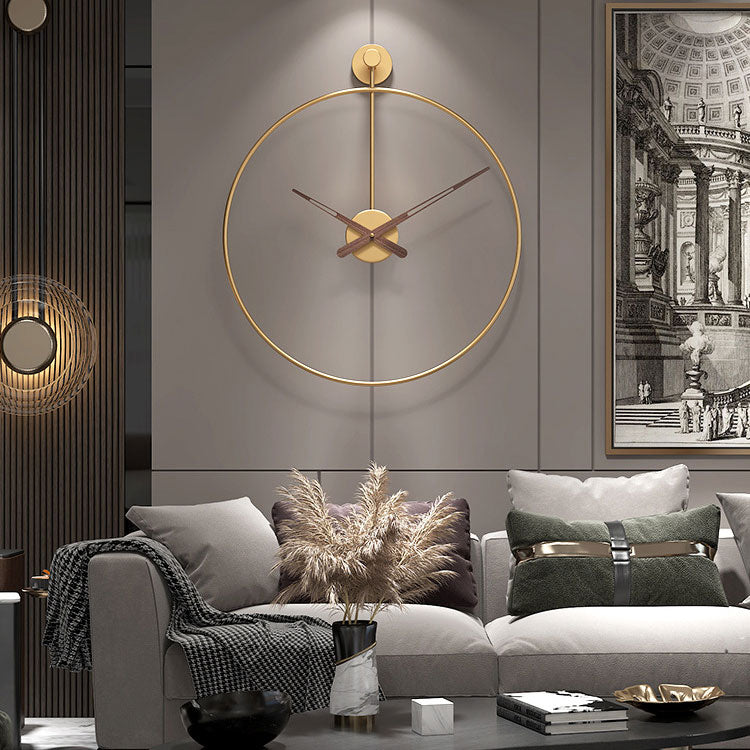 นาฬิกาสำหรับตกแต่งบ้าน - Iron Wall Decor Clock